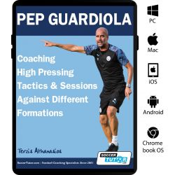 Pep Guardiola - Coaching High Pressing Tactics &amp; Sessions Against Different Formations - eBook Only