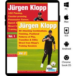 Jürgen Klopp Vol 1 &amp; 2 Bundle - 182 Practices Direct From Klopp's Training Sessions - eBook Only